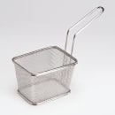 GET Rectangular Fry Basket - 5" x 4" x 3 1/4", Stainless (4-81868) thumbnail 5