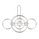 GET 4 1/4" Round Wire Fry Cone Basket w/ (2) Condiment Holders - 6"H, Stainless Steel (4-96282) thumbnail 8