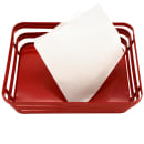 GET 5 1/2" Square Basket Liner Paper Bags, White (4-T1000) thumbnail 3