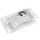 GET Basket Liner Paper Bags - 5 1/2" x 5 1/2", Village Post Newsprint, White (4-T3020) thumbnail 4
