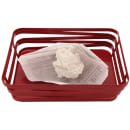 GET Basket Liner Paper Bags - 5 1/2" x 5 1/2", Village Post Newsprint, White (4-T3020) thumbnail 7