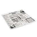 GET 12" Square Basket Liner Paper - Italian Newsprint, White (4-TI1808) thumbnail 3