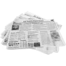 GET 12" Square Basket Liner Paper - London Newsprint, White (4-TL1215) thumbnail 2