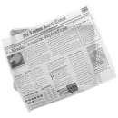 GET 12" Square Basket Liner Paper - London Newsprint, White (4-TL1215) thumbnail 3