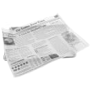 GET 12" Square Basket Liner Paper - London Newsprint, White (4-TL1215) thumbnail 4
