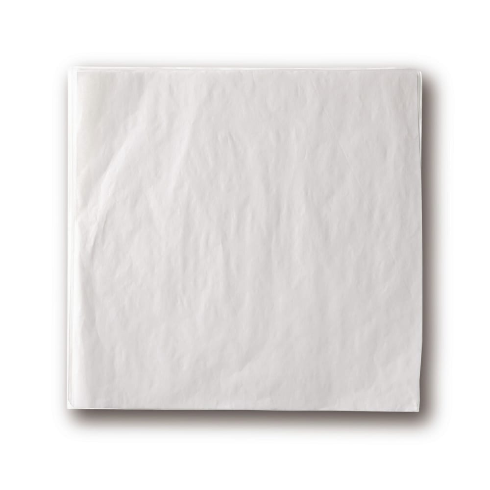 GET 12" Square Tissue Basket Liner - Paper, White (4-TS1010)