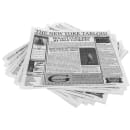 GET 12" Square Basket Liner Paper - New York Newsprint, White (4-TY1200) thumbnail 2