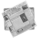 GET 12" Square Basket Liner Paper - New York Newsprint, White (4-TY1200) thumbnail 3