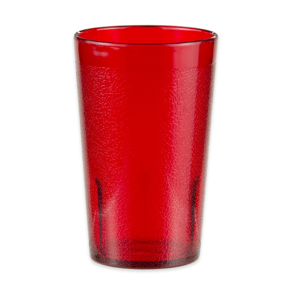 GET 5 oz Red Textured Plastic Tumbler (6605-1-R)