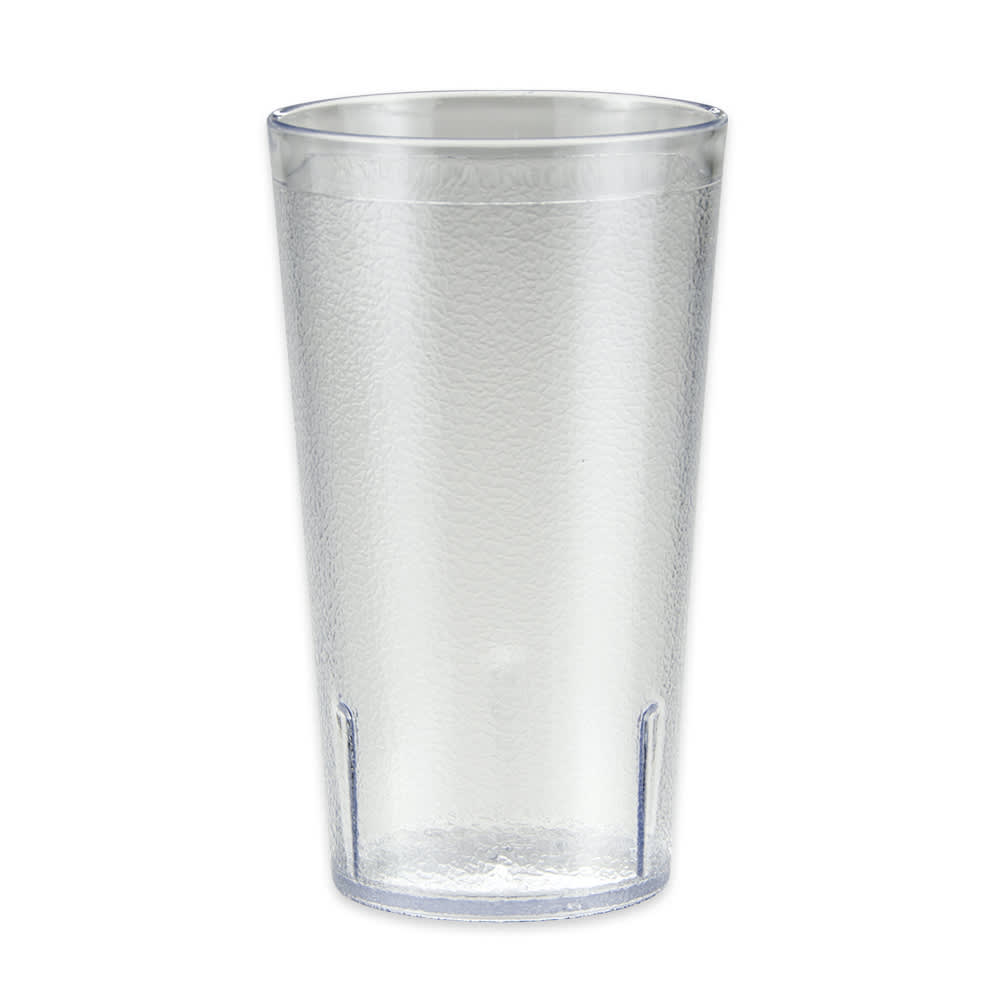 GET 12 oz Clear Textured Plastic Tumbler (6612-1-CL)