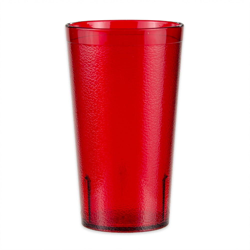 GET 12 oz Red Textured Plastic Tumbler (6612-1-R)