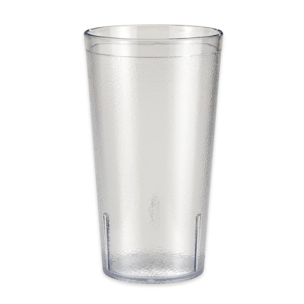 GET 16 oz Clear Textured Plastic Tumbler (6616-1-CL)