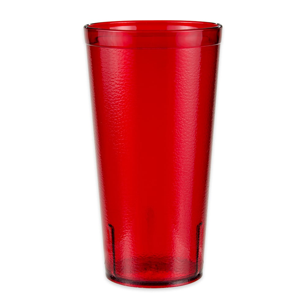 GET 20 oz Red Textured Plastic Tumbler (6620-1-R)