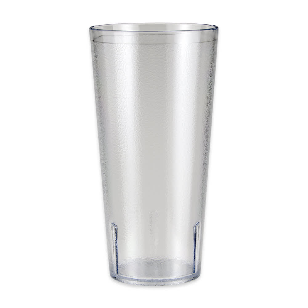 GET 24 oz Clear Textured Plastic Tumbler (6624-1-CL)