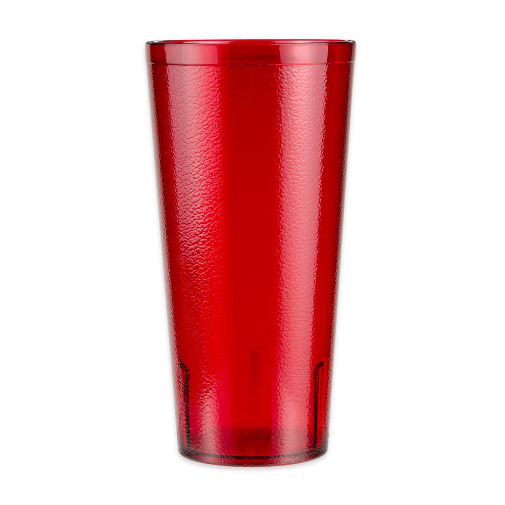 GET 24 oz Red Textured Plastic Tumbler (6624-1-R)