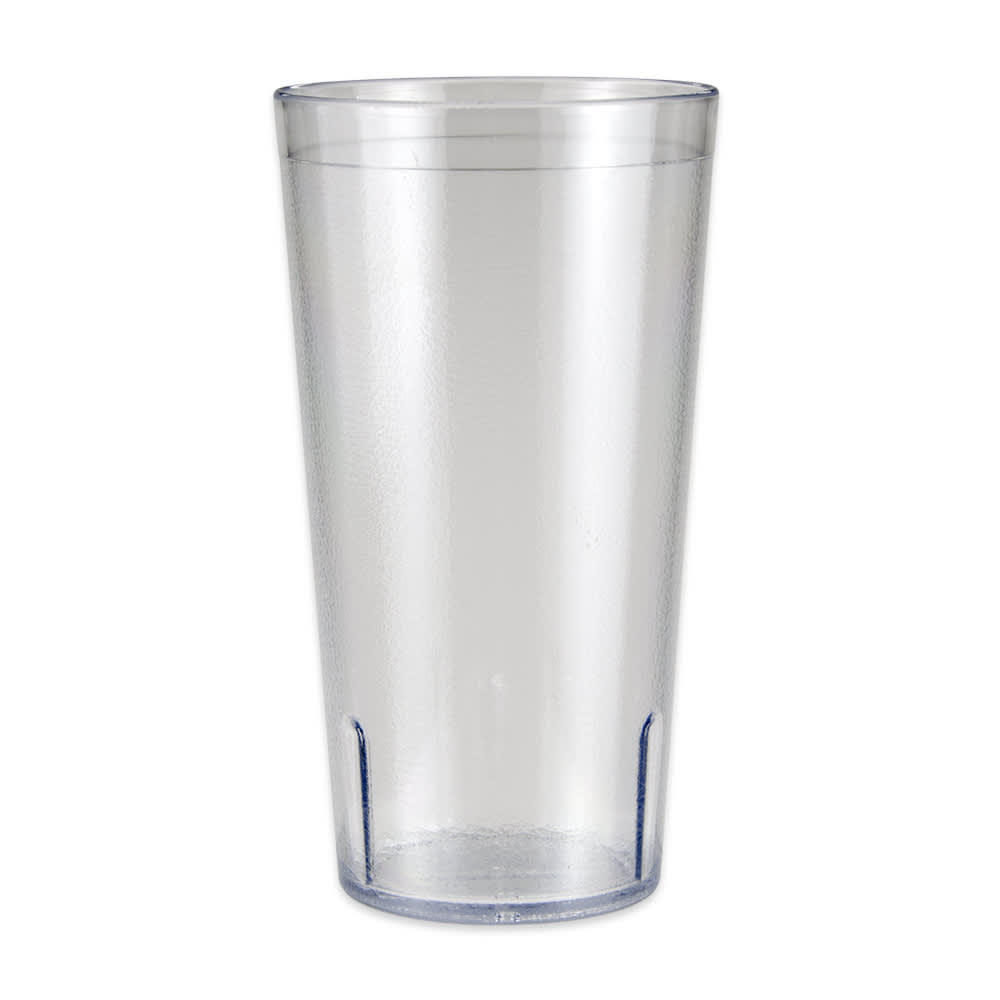 GET 34 oz Clear Textured Plastic Tumbler (6632-1-CL)