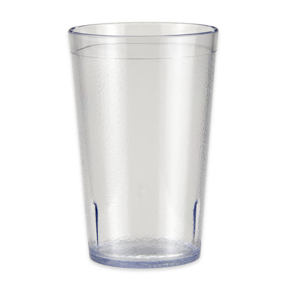 GET 9 1/2 oz Clear Textured Plastic Tumbler (6695-1-CL)