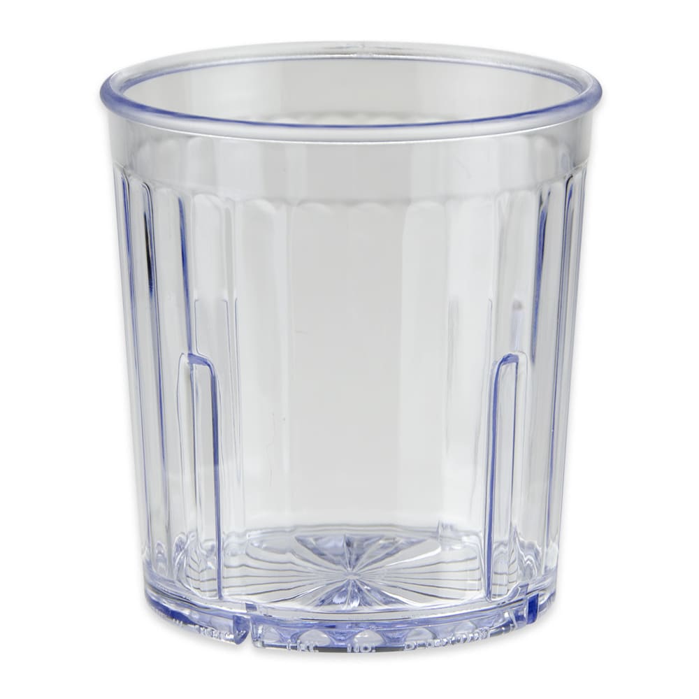 GET 9 oz Clear Textured Plastic Tumbler (8809-1-CL)