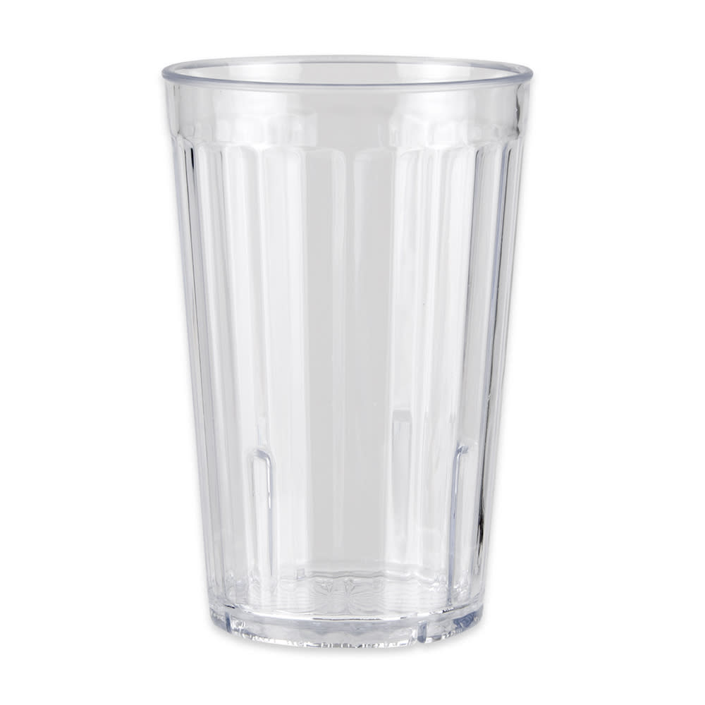 GET 16 oz Clear Textured Plastic Tumbler (8816-1-CL)