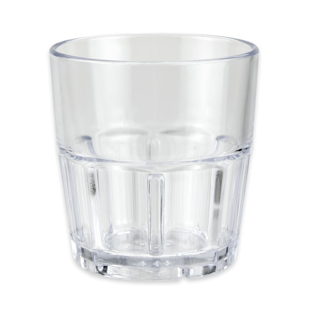 GET 7 oz Clear Plastic Rocks Tumbler (9907-1-CL)