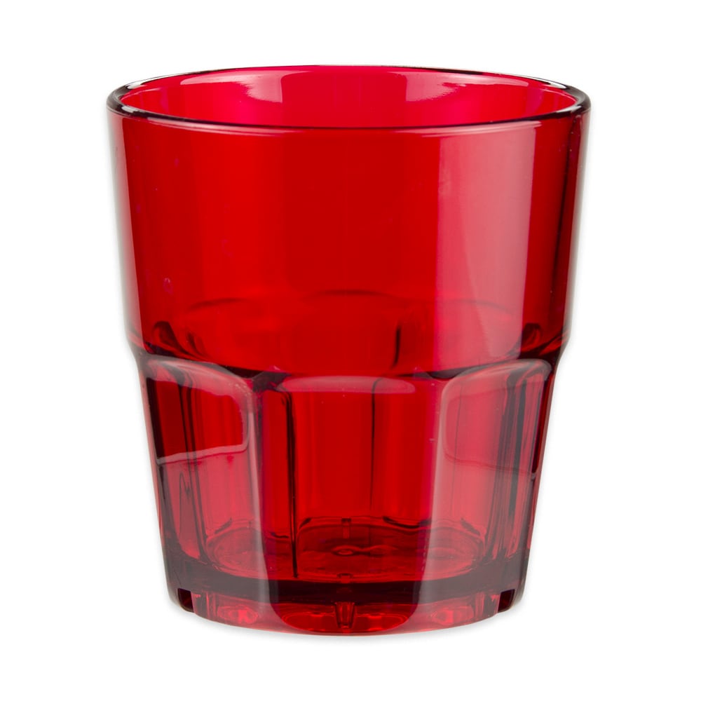 GET 9 oz Red Plastic Rocks Tumbler (9909-1-R)