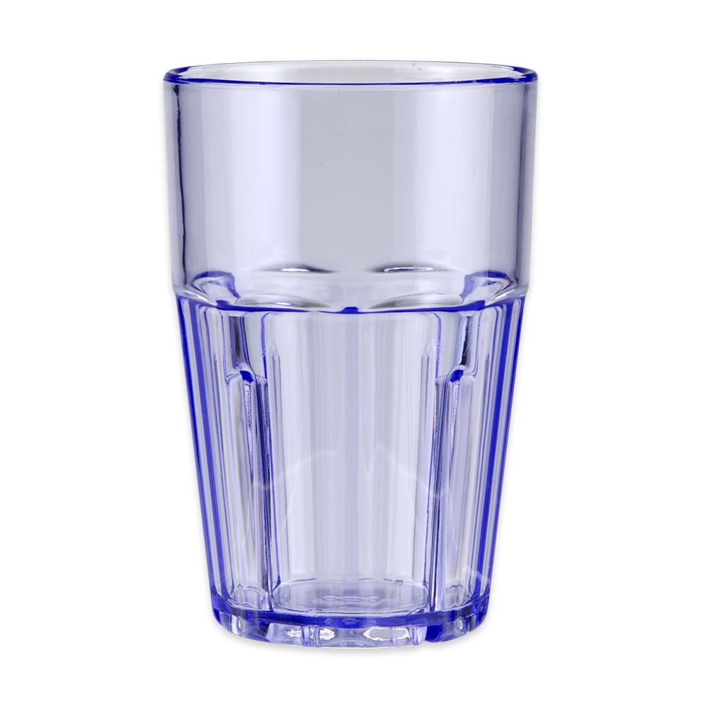 GET 10 oz Blue Plastic Double Rocks Tumbler (9910-1-BL)