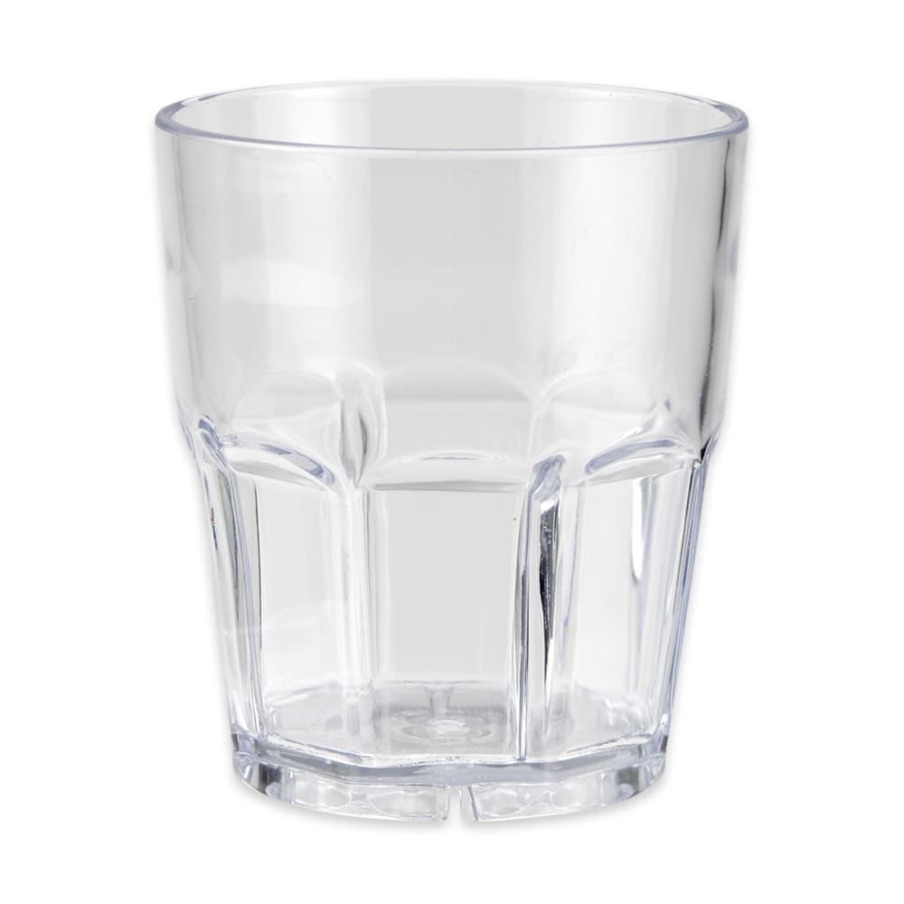 GET 12 oz Clear Plastic Double Rocks Tumbler (9912-1-CL)