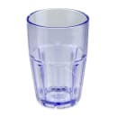 GET 14 oz Blue Plastic Double Rocks Tumbler (9914-1-BL) thumbnail 2