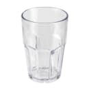 GET 14 oz Clear Plastic Double Rocks Tumbler (9914-1-CL) thumbnail 2