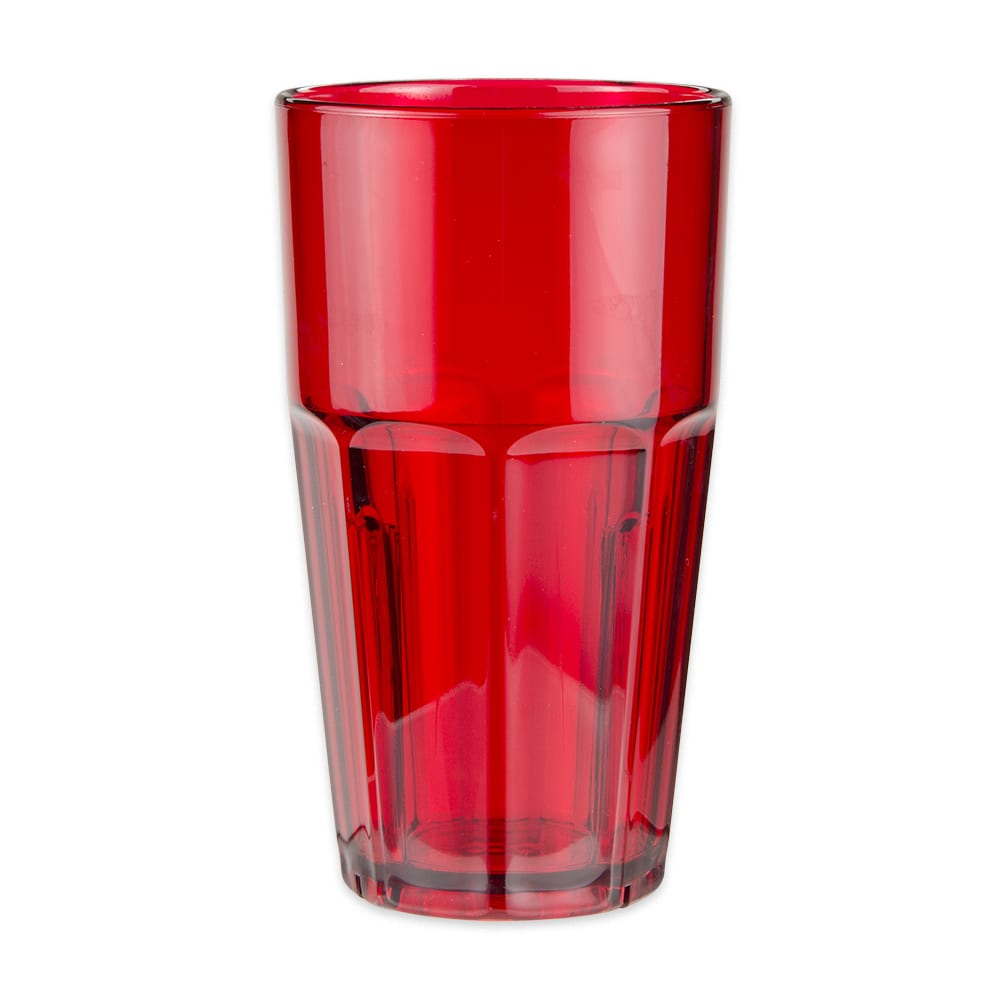 GET 16 oz Red Plastic Tumbler (9916-1-R)