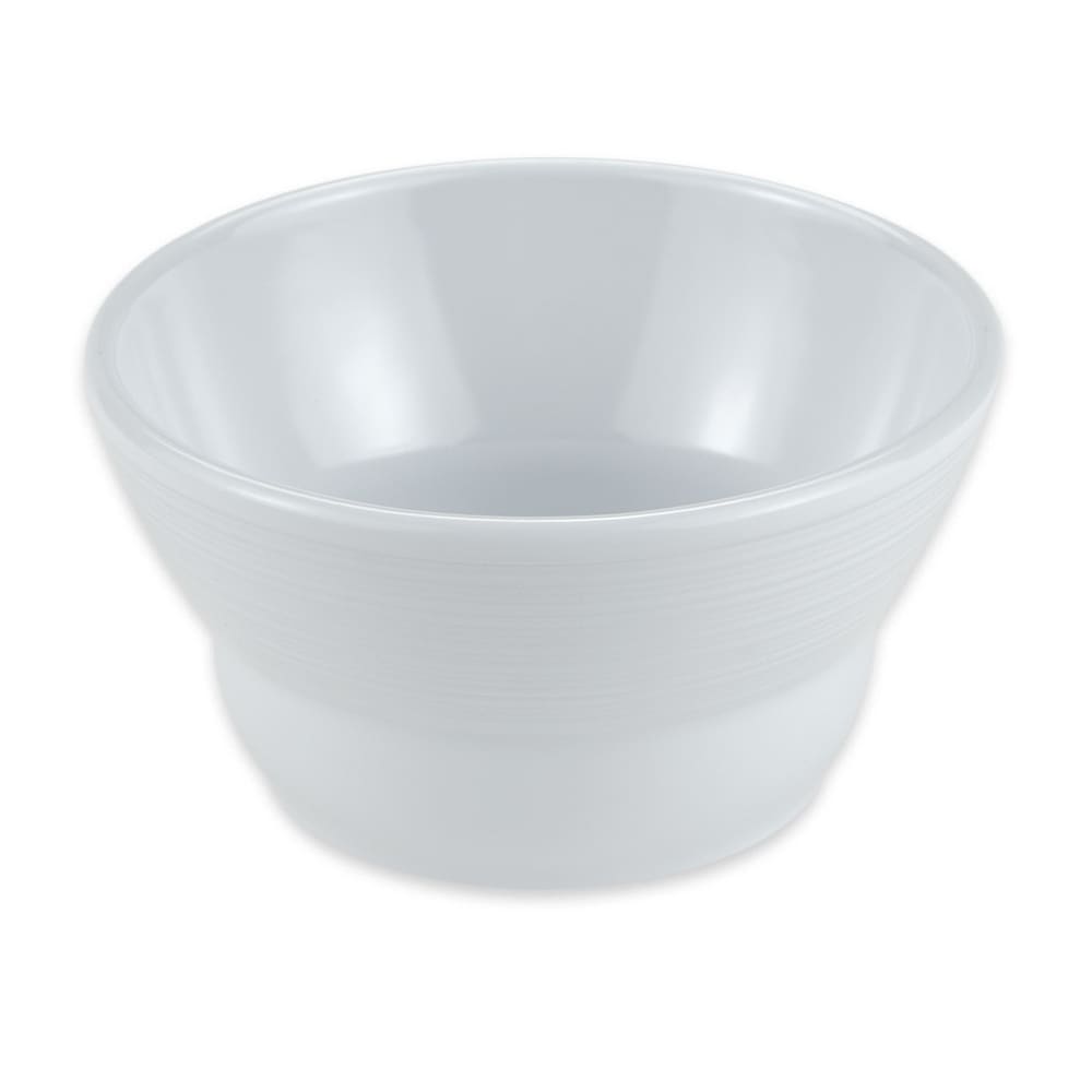 GET 8 oz Round Melamine Dinner Bowl, White (B-10-MN-W)