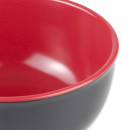 GET 1 1/5 qt Round Melamine Rice Bowl, Red/Black (B-125-F) thumbnail 5