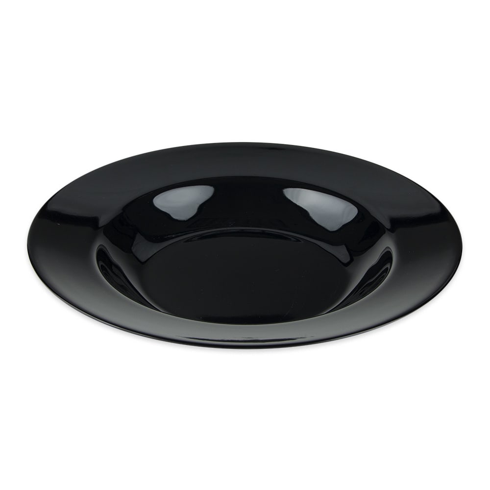 GET 16 oz Round Melamine Pasta Bowl, Black (B-1611-BK)