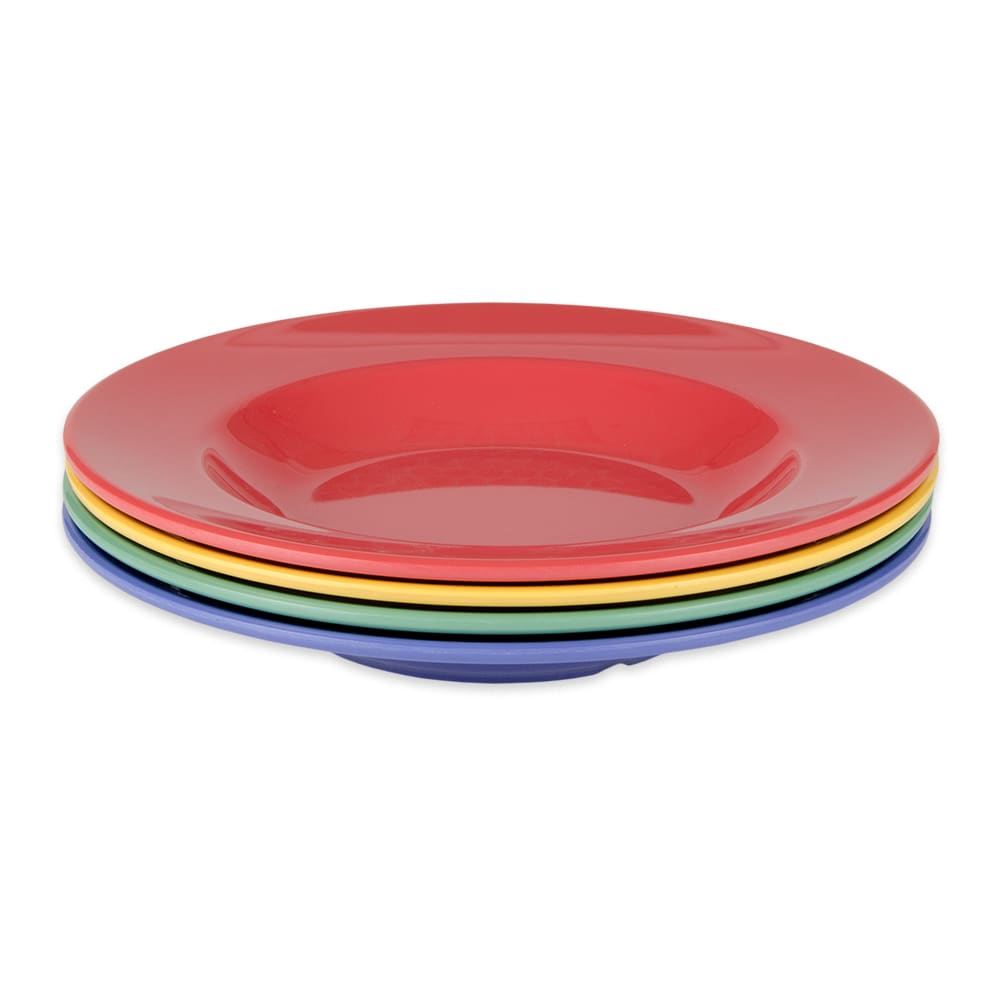 GET 16 oz Round Melamine Pasta Bowl, Assorted Colors (B-1611-MIX)