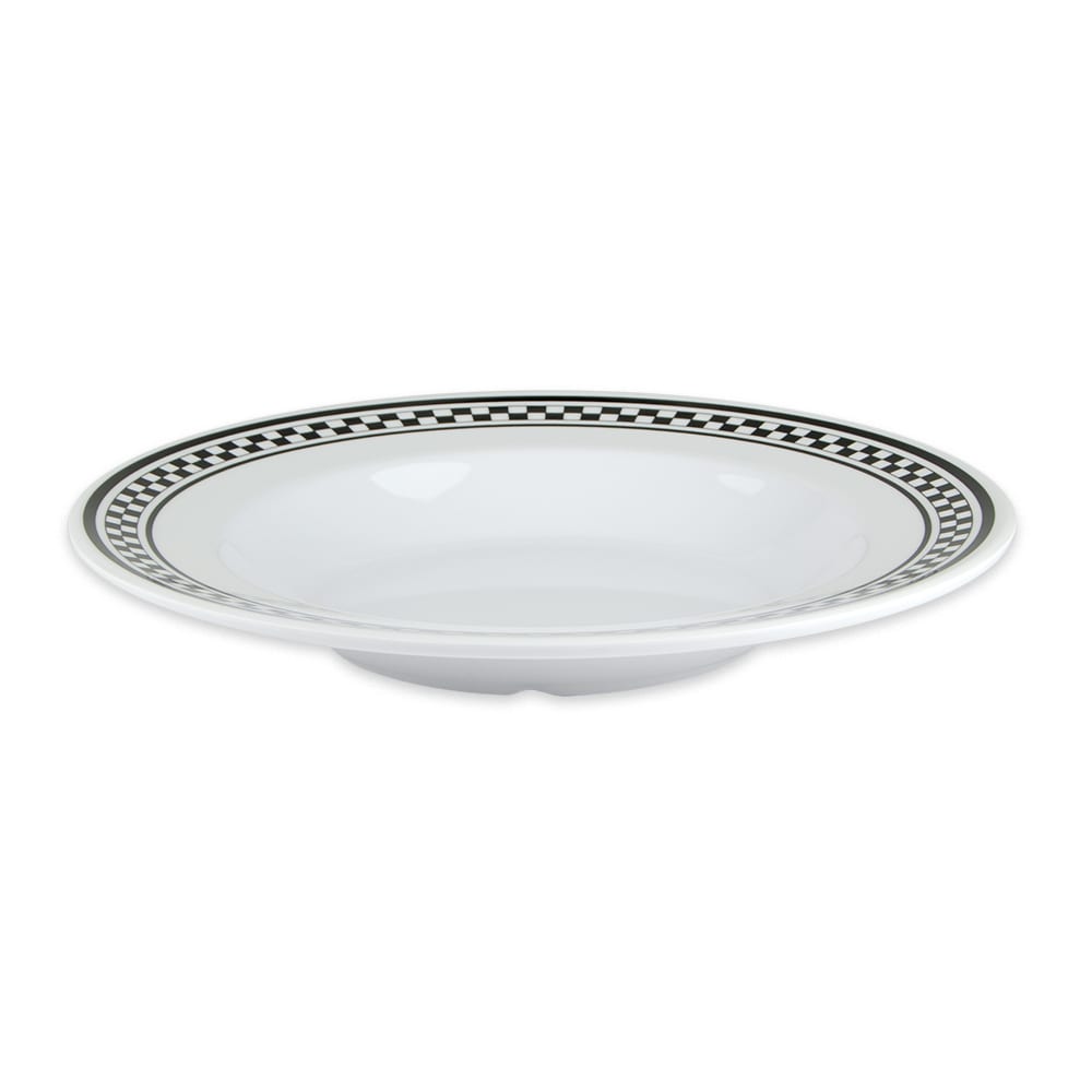 GET 16 oz Round Melamine Pasta Bowl, White (B-1611-X)