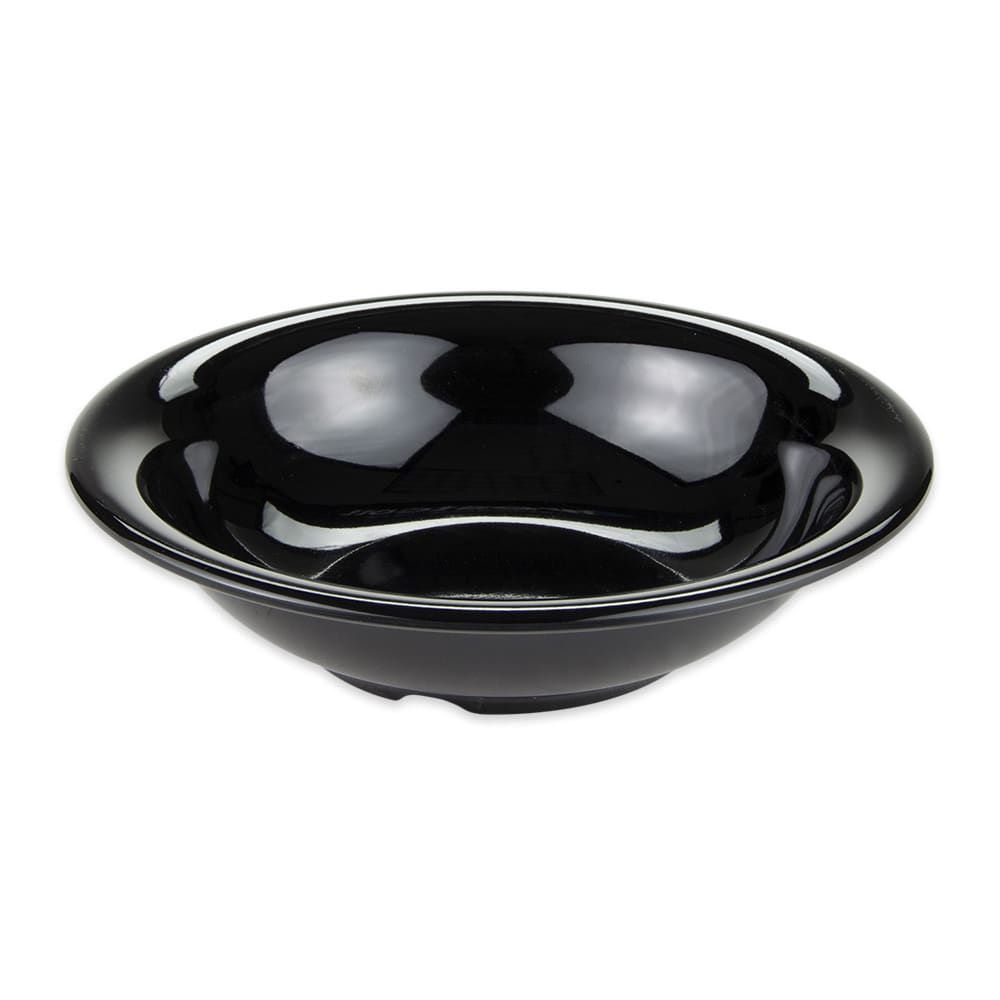 GET 16 oz Round Melamine Dinner Bowl, Black (B-167-BK)