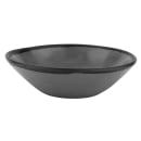 GET 16 oz Round Pottery Market™ Salad/Soup Bowl - Melamine, Speckled Gray w/ Black Trim (B-180-GR) thumbnail 2