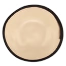 GET 16 oz Round Pottery Market™ Salad/Soup Bowl - Melamine, Manila w/ Black Trim (B-180-MA) thumbnail 3