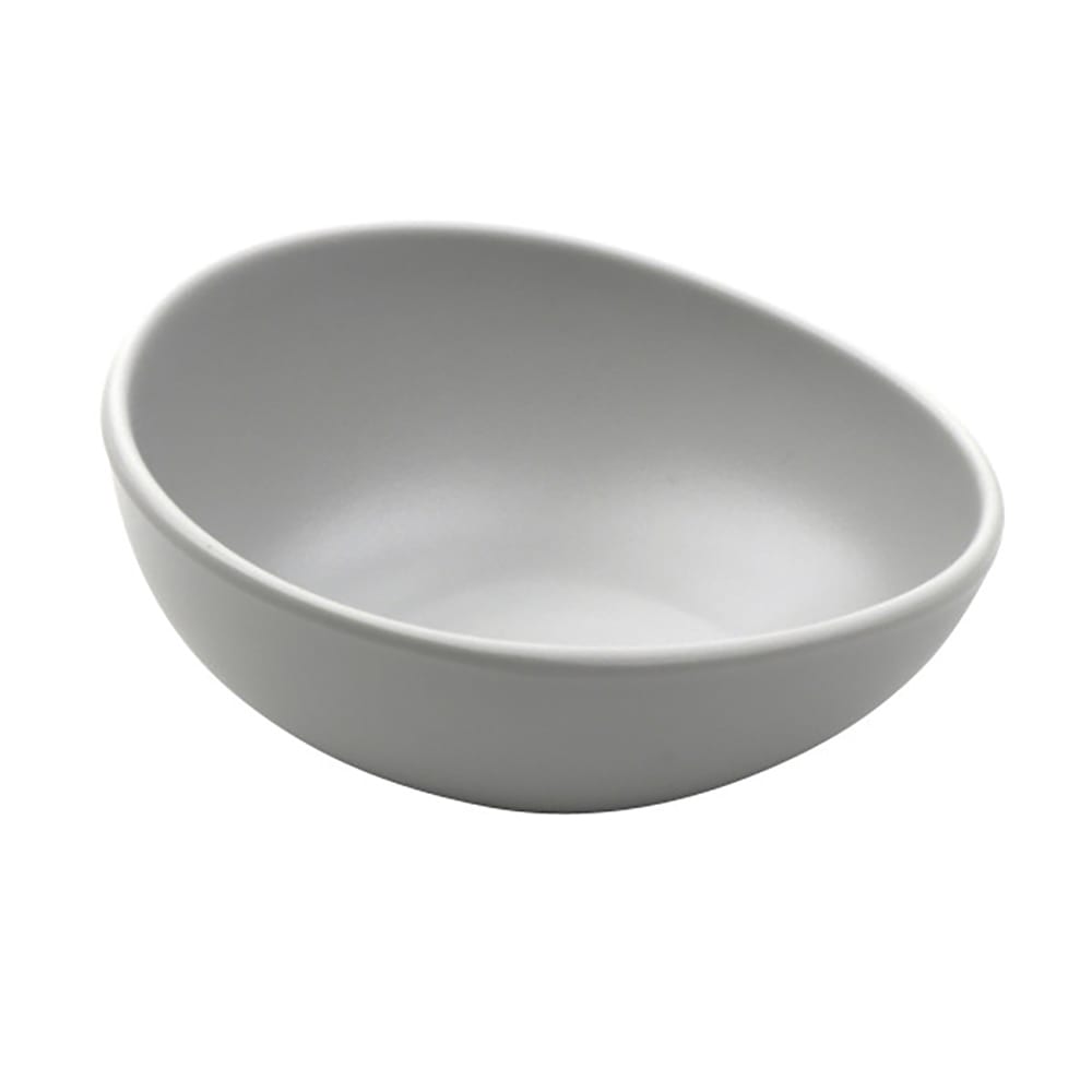GET 12 oz Round Melamine Salad/Soup Bowl, Light Gray (B-2000-LG)