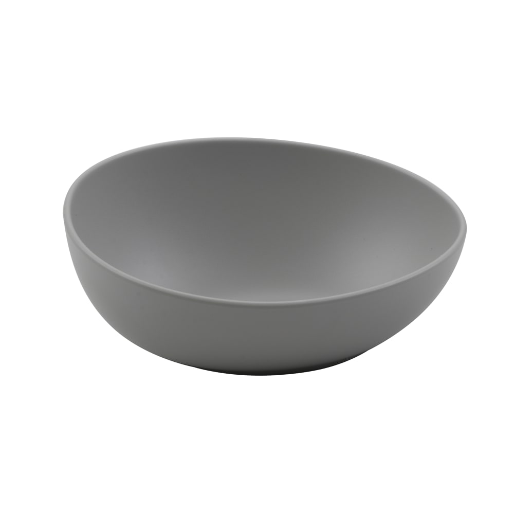 GET 20 oz Round Melamine Soup/Salad Bowl, Light Gray (B-2020-LG)