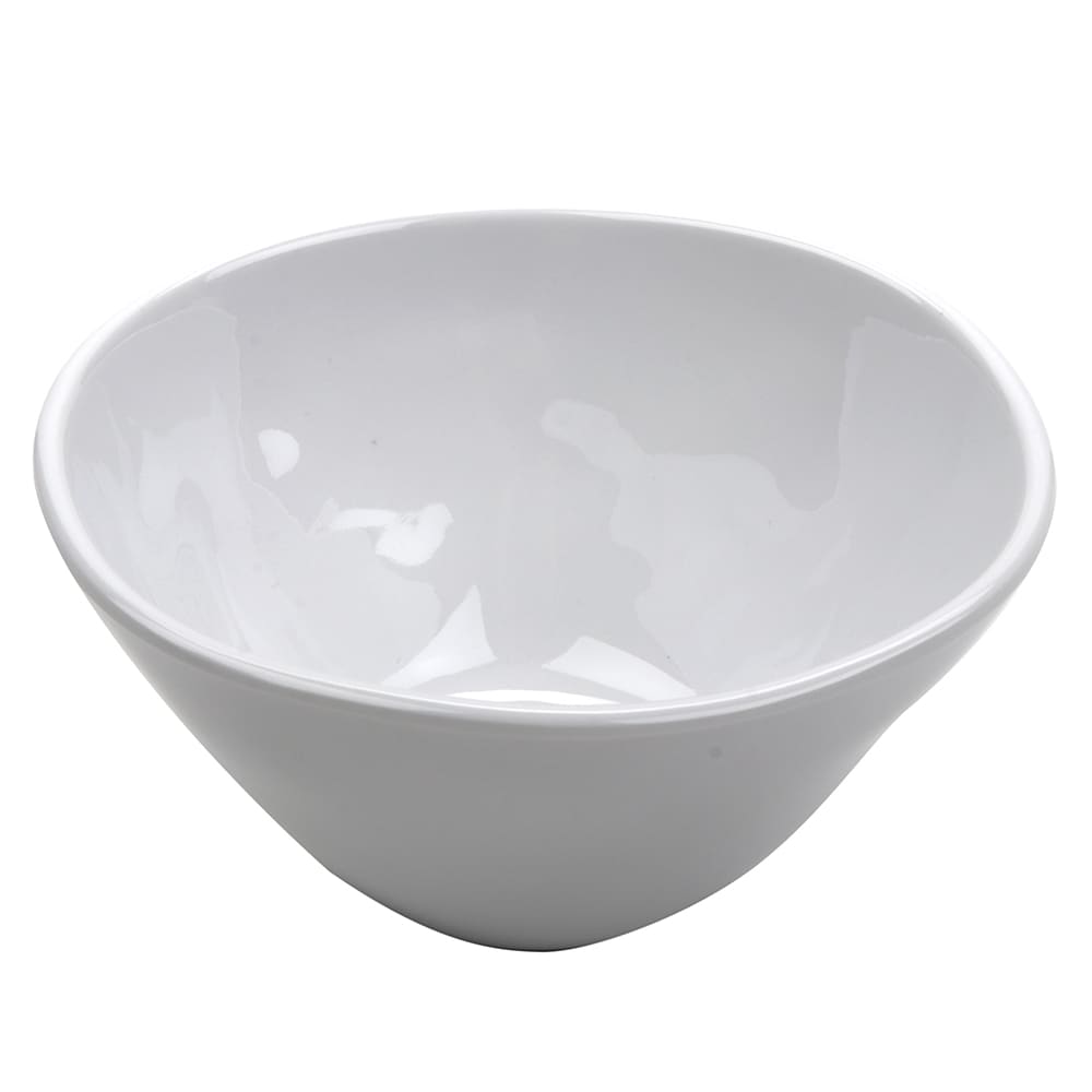 GET 22 oz Round Melamine Bowl, White (B-22-AM-W)