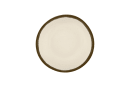 GET 16 oz Round Melamine Soup/Salad/Pasta Bowl, Cream w/ Brown Trim (B-300-CRM) thumbnail 5