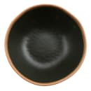 GET 20 oz Round Melamine Salad Bowl, Brown w/ Clay Trim (B-302-BR) thumbnail 3