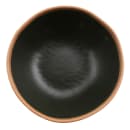 GET 20 oz Round Melamine Salad Bowl, Brown w/ Clay Trim (B-302-BR) thumbnail 6