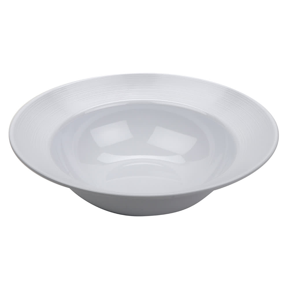 GET 11 qt Round Melamine Serving Bowl, White (B-352-MN-W)