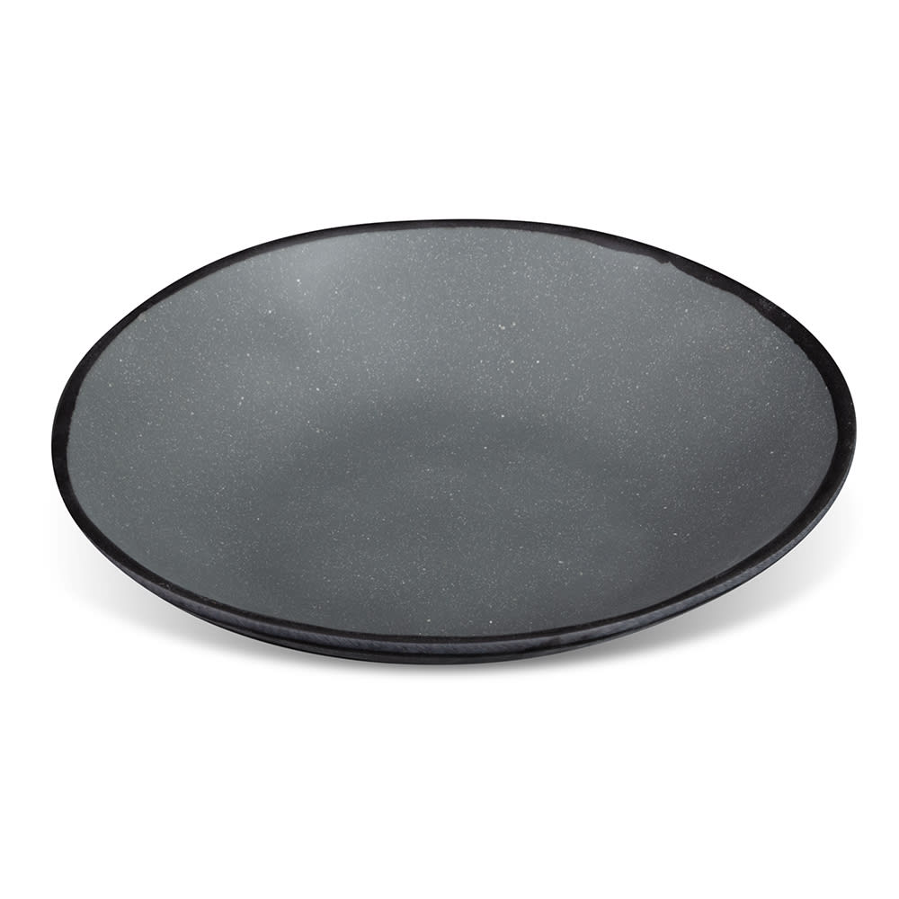 GET 1 3/10 qt Round Melamine Salad Bowl, Speckled Gray (B-420-GR)