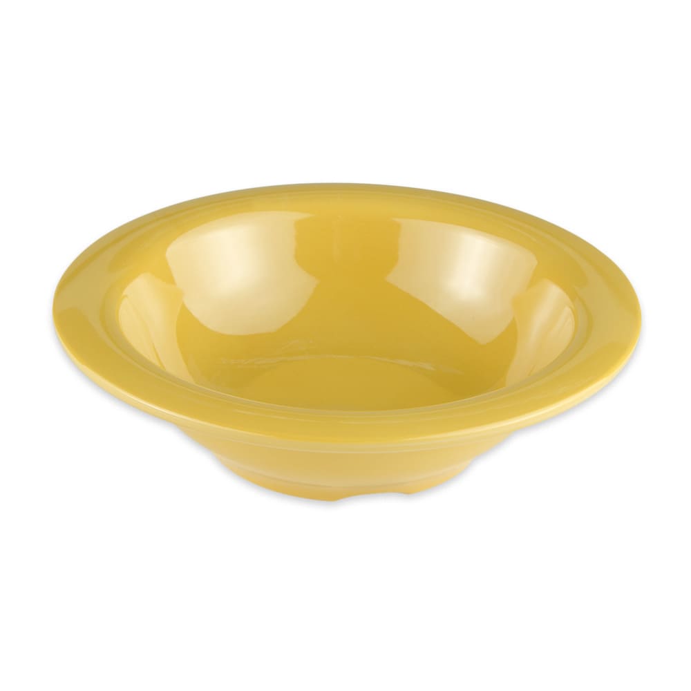 GET 4 1/2 oz Round Melamine Dinner Bowl, Yellow (B-454-TY)