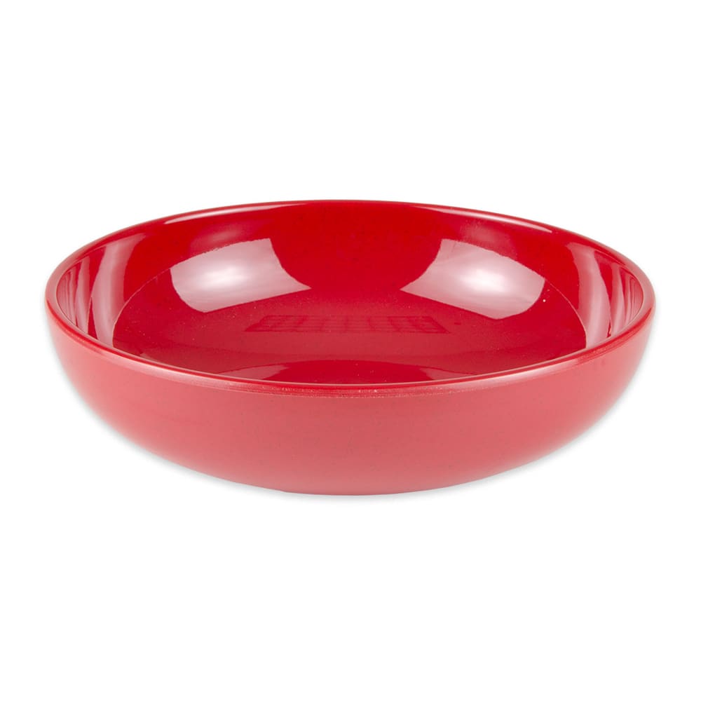 GET 1 9/10 qt Round Melamine Pasta Bowl, Red (B-49-RSP)