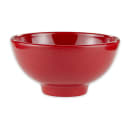 GET 22 oz Round Melamine Salad Bowl, Red (B-628-RSP) thumbnail 2