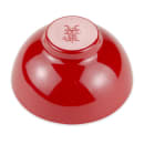GET 22 oz Round Melamine Salad Bowl, Red (B-628-RSP) thumbnail 4
